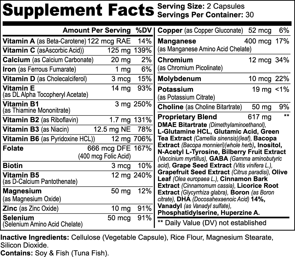 Chemical Brain & Focus Formula